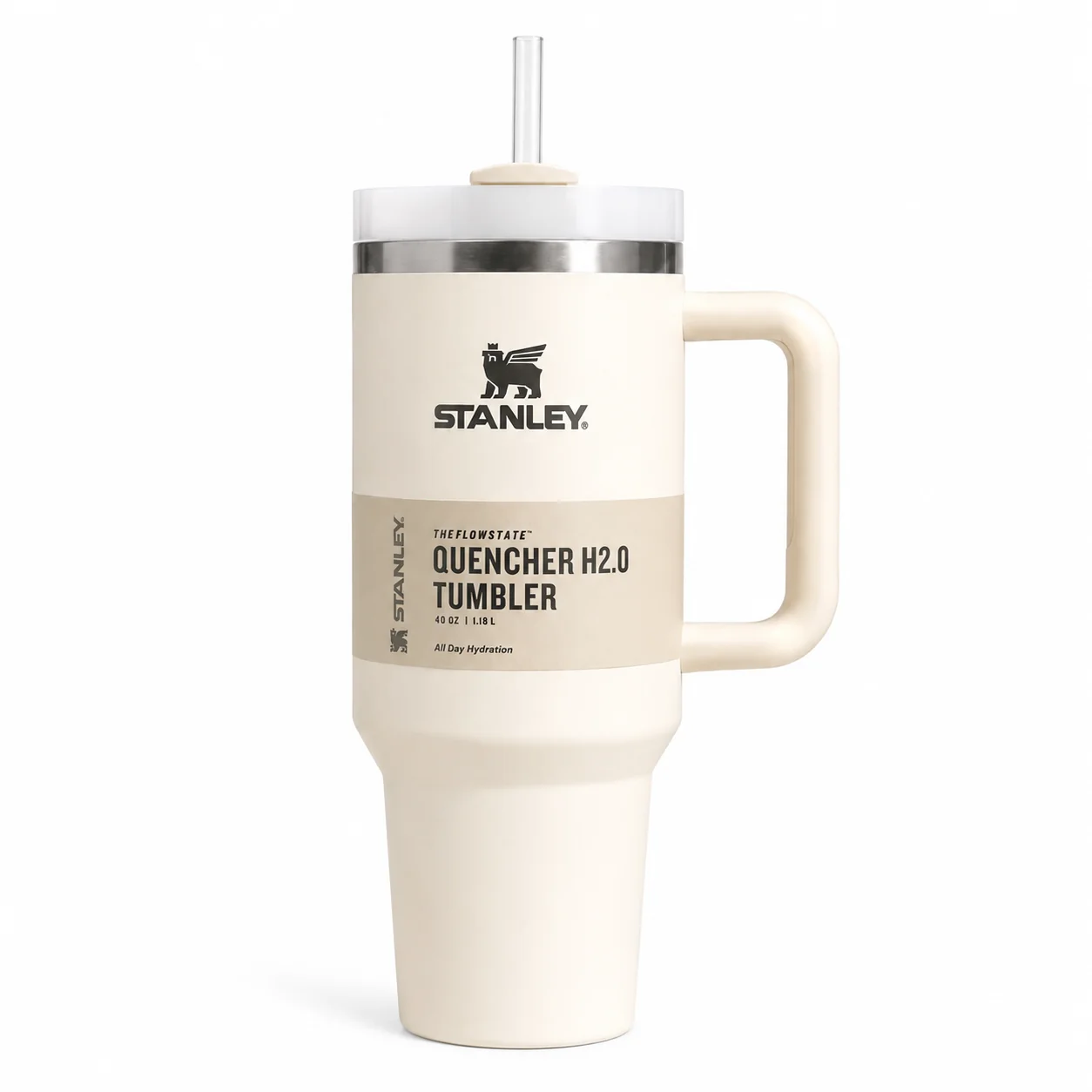 Stanley Quencher H2.0 Off White Tumbler 40oz