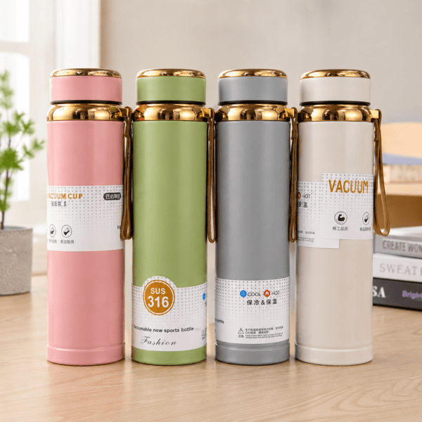 316 Stainless Steel Vacuum Insulated Bottle 1000ml with Tea Infuser