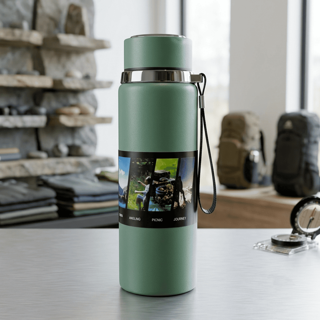 Insulated Stainless Steel Water Bottle with Temperature Display – 800ml - Image 7