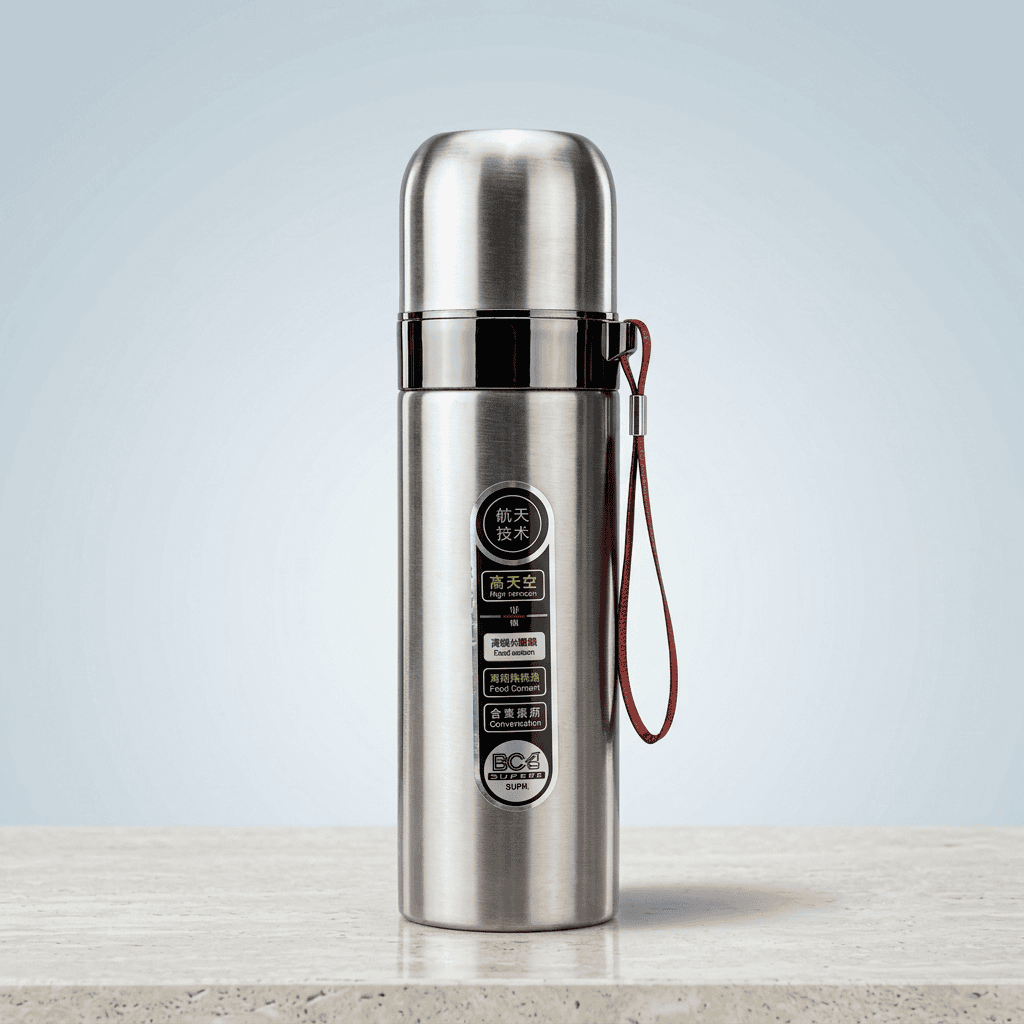 Double Wall Stainless Steel Tea Vacuum Flask – Hot & Cold Insulated Water Bottle - Image 2