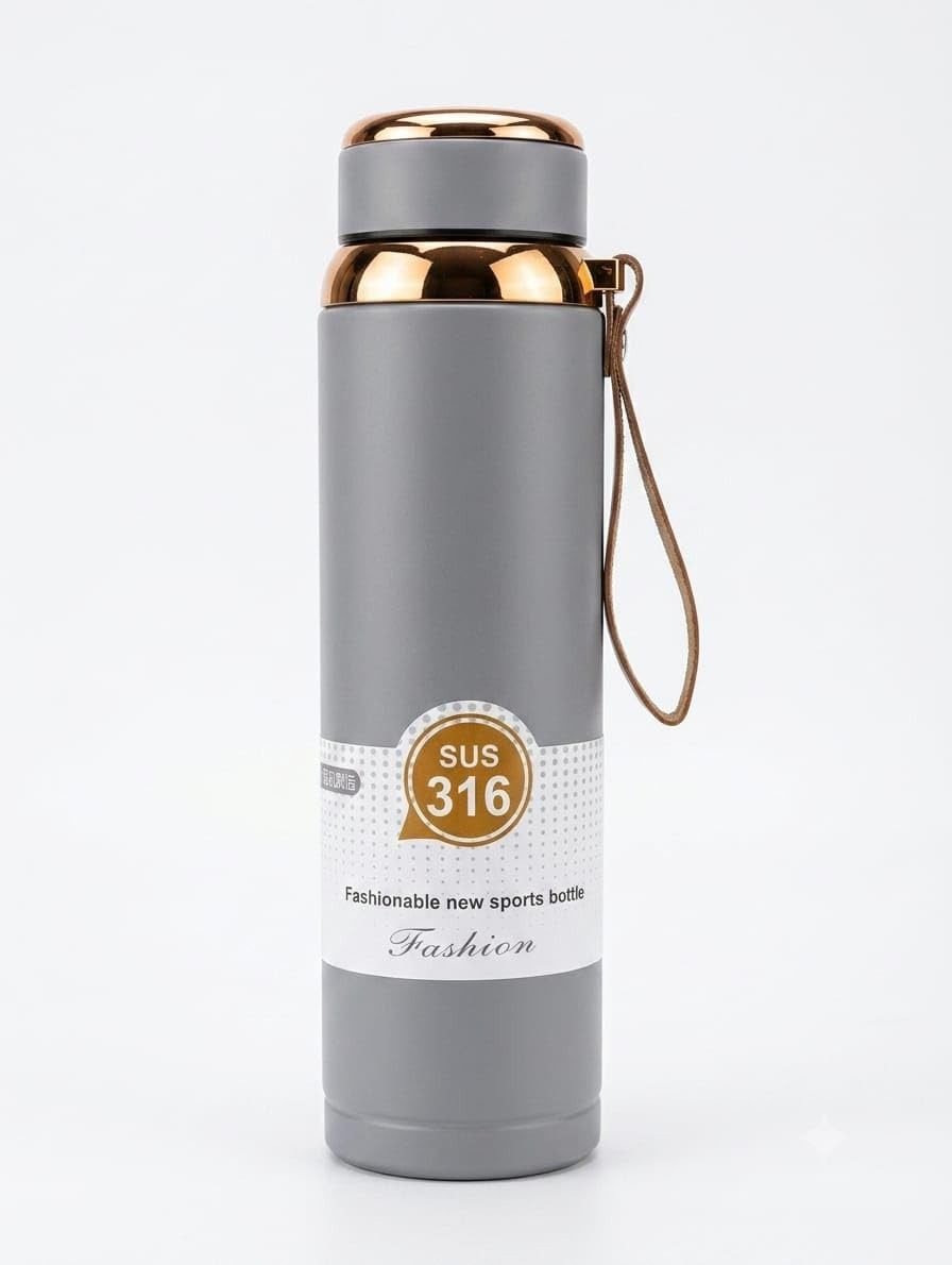 316 Stainless Steel Vacuum Insulated Bottle 1000ml with Tea Infuser - Image 2