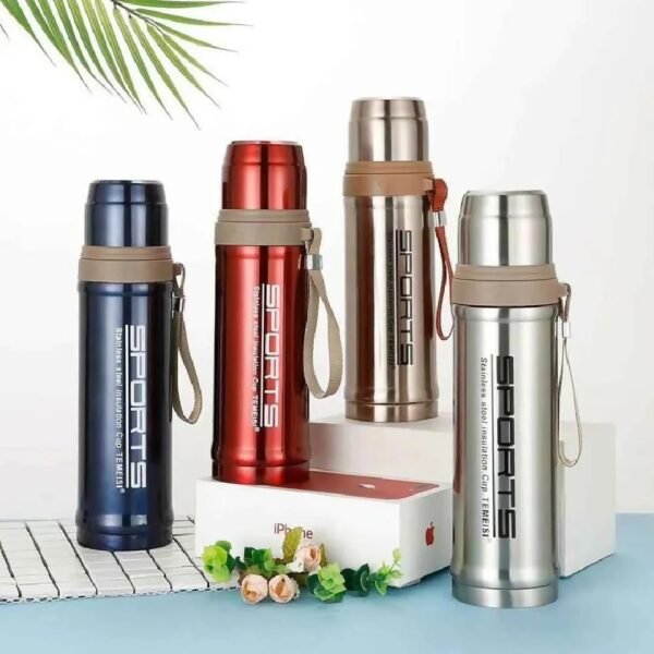 Sports Vacuum Flask Water Bottle 750ml Stainless Steel – Hot & Cold