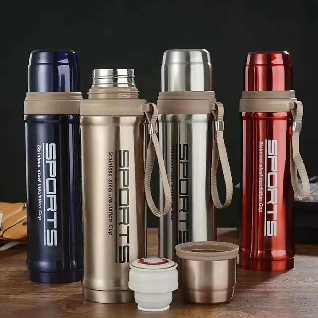 Sports Vacuum Flask Water Bottle 750ml Stainless Steel – Hot & Cold - Image 3