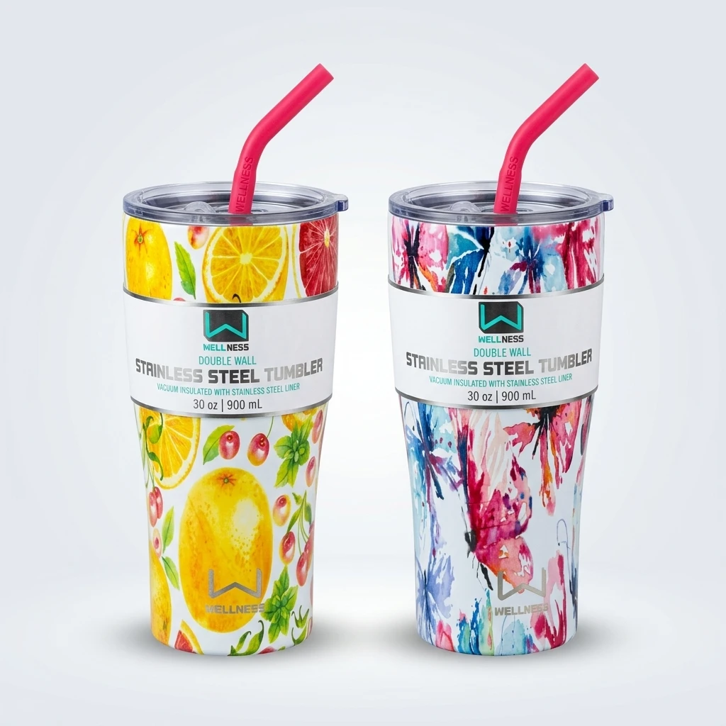 WEELNESS Double Wall Tumbler (900ml)
